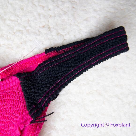 New! Bond Eye Free People bikini bottom pink black color block, one size - Picture 5 of 10